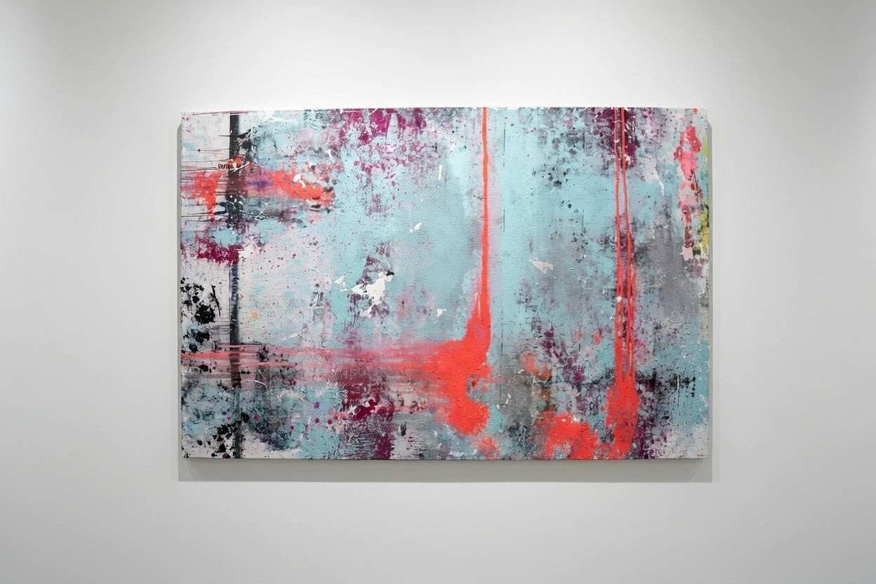 "Resilience of a Dream" 84 x 54 inches  Mixed Media